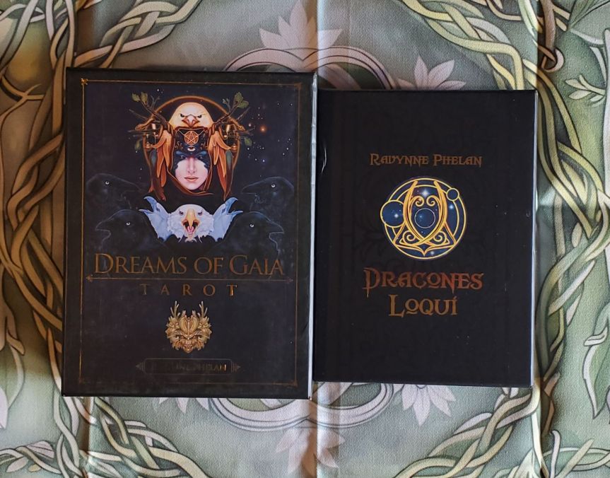 Dreams of Gaia Tarot and Dracones Loqui by Ravynne Phelan.