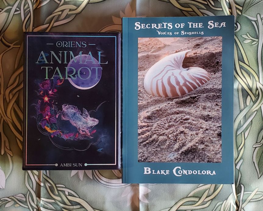 Oriens Animal Tarot by Ambi Sun and Secrets of the Sea Oracle by Blake Condolora